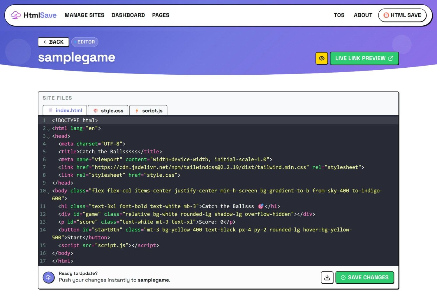 From Code to Live Link in Minutes: The HtmlSave Guide